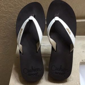Reef Flip Flops Brown/Ivory